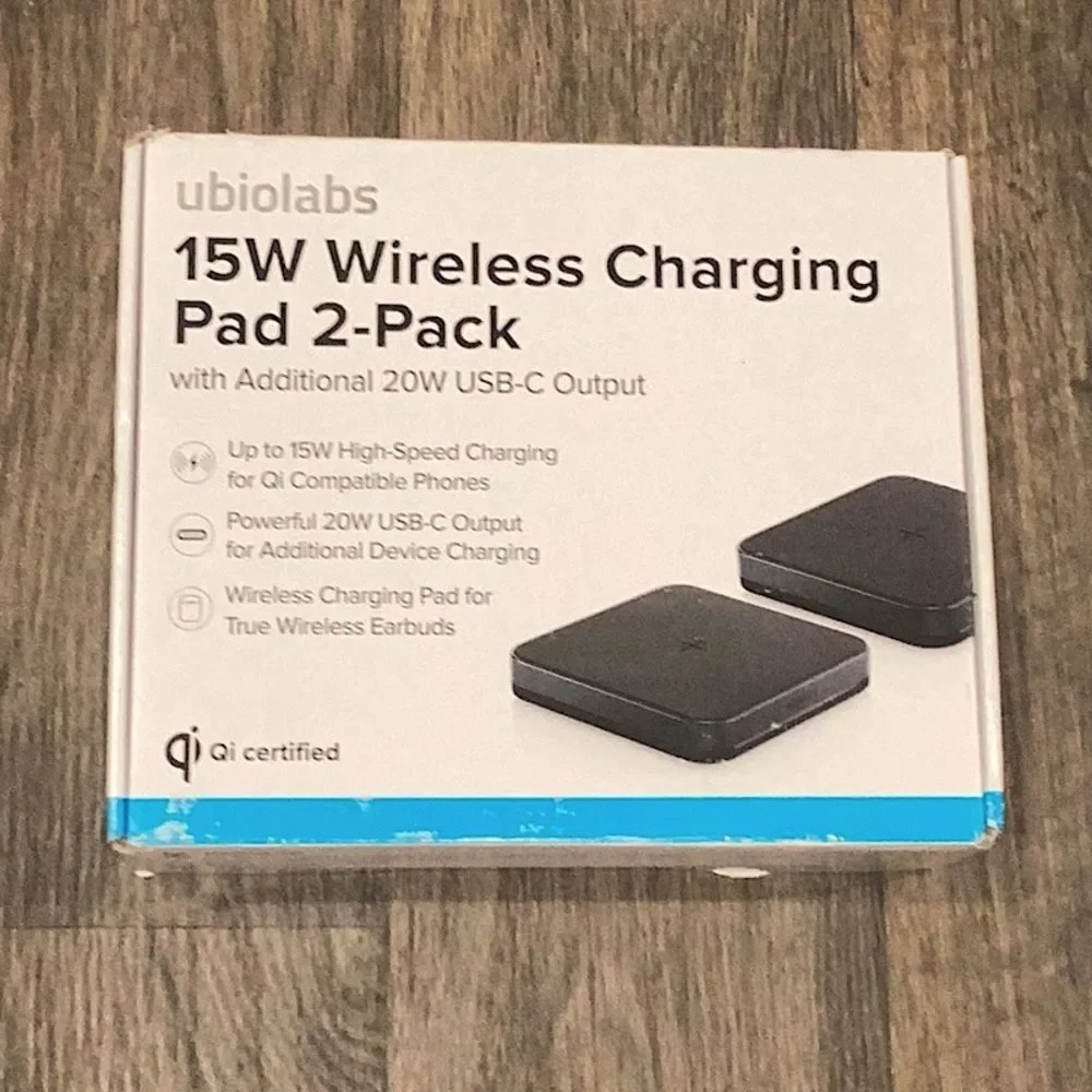 Ugiolabs 15W Wireless Charging Pads-‎ 2PK